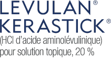 PrLEVULAN® KERASTICK® (chlorhydrate d'acide aminolévulinique) pour solution topique, 20 %